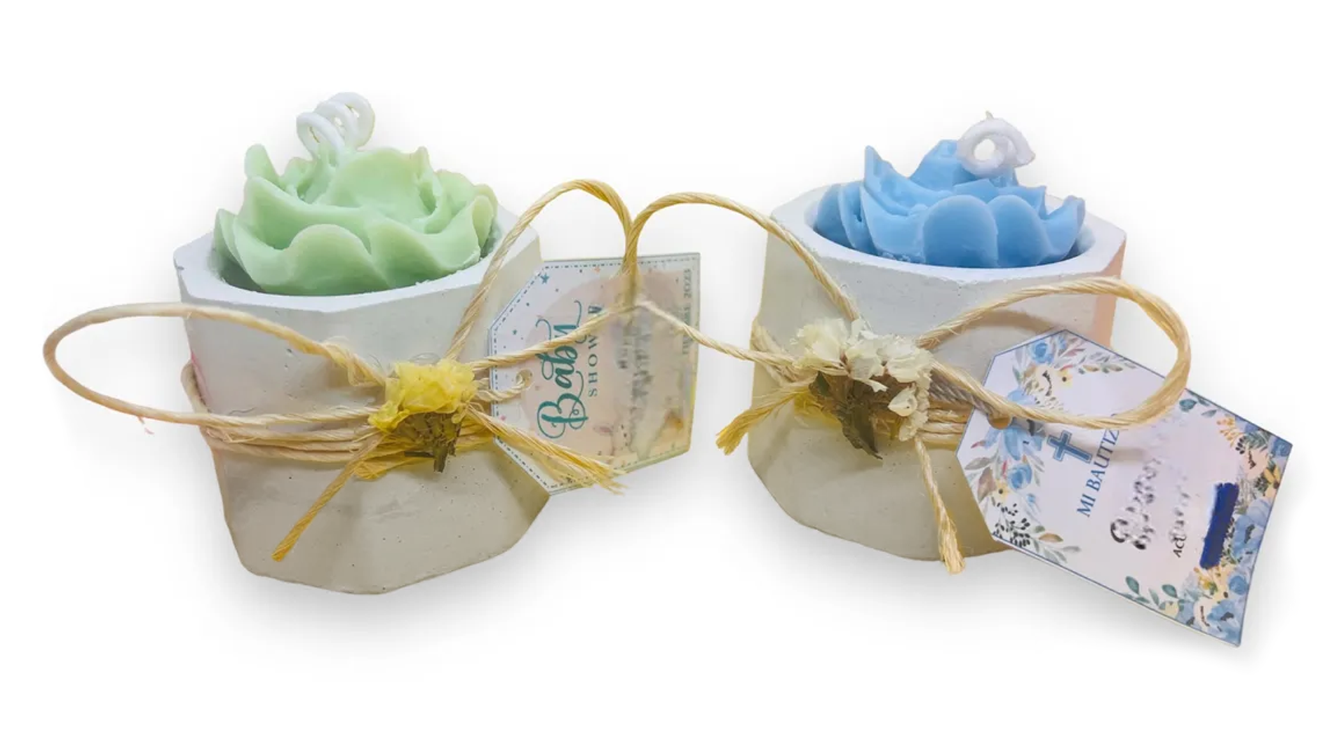 Vela octagonal flor 1